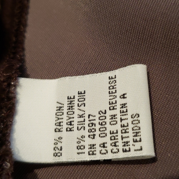 Calvin Klein NEW Silk Blend Velour Velvet Midi Dress Cowl Drape Neck Size 8 NWT - Picture 10 of 13